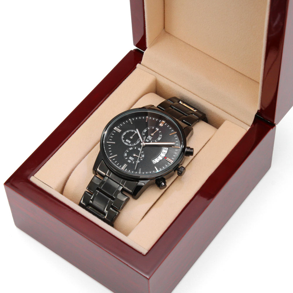 Stainless Steel Chronograph Watch